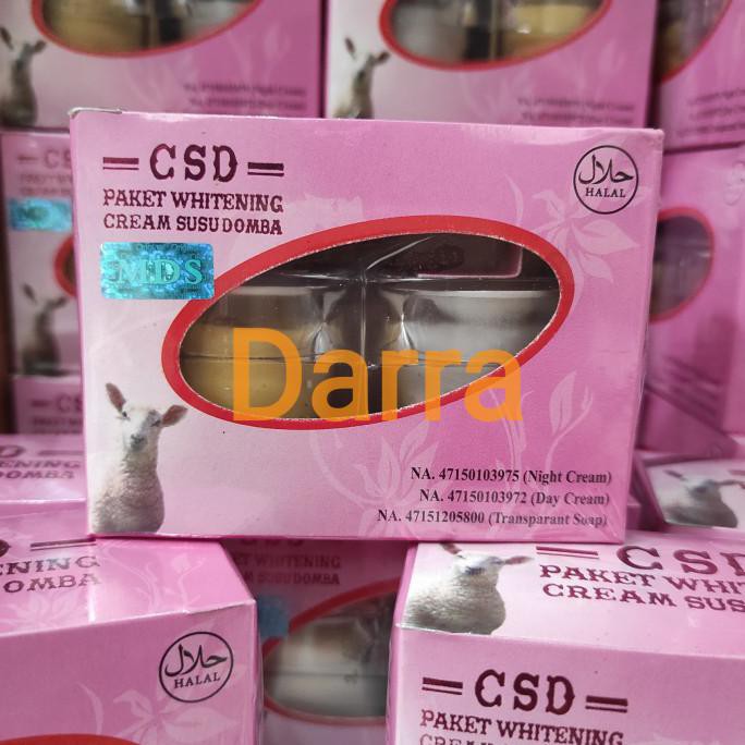 CSD Cream Susu Domba Original BPOM - CSD Box Merah