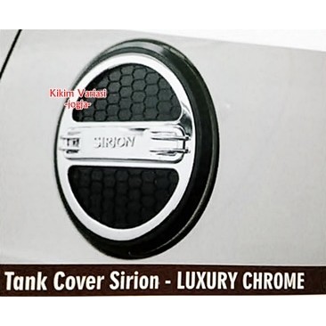 Tank cover / Variasi tutup bensin luxury hitam Sirion [Kikim Variasi]