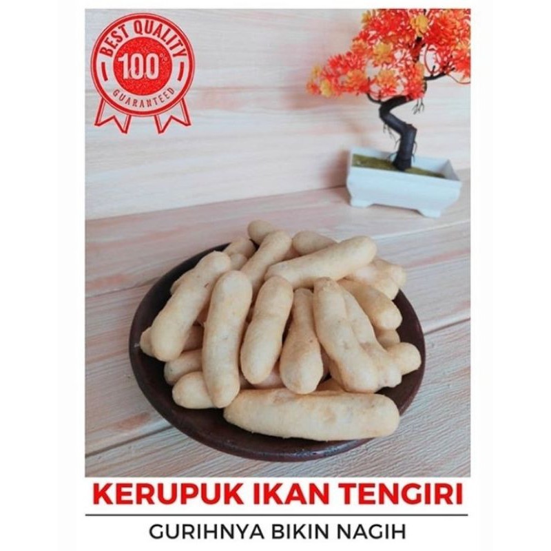 

Krupuk ikan tengiri super gurih 150gr