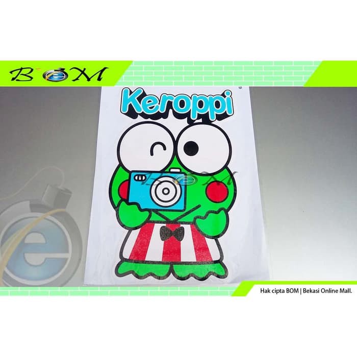 

Sticker Stiker Gambar Cartoon Kartun Keropy Keropi Kodok Katak M3