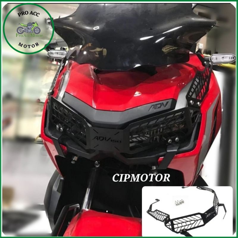 Cover Pelindung Lampu depan Honda ADV 150 ADV 160 Cover Front Guard Headlamp ADV (cod)