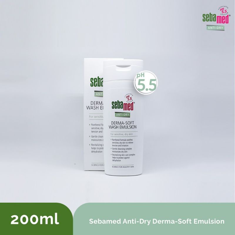sebamed anti dry derma soft wash emulsion 200ml