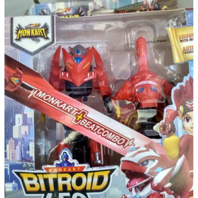 Mainan Bit Megaroid Draka Monkart Ukuran Agak Besaran