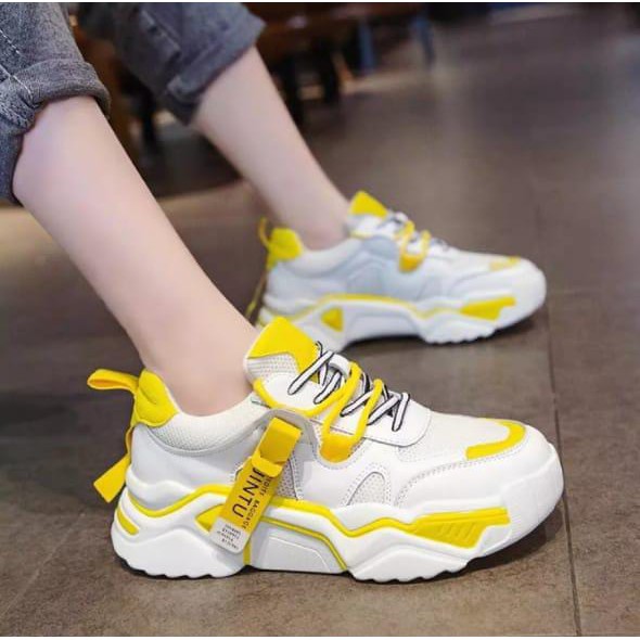 Sepatu Sneakers fashion Wanita korea jintu terlaris