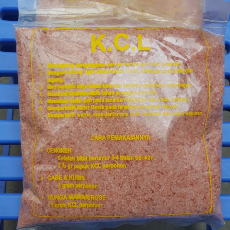 Pupuk KCL MOP Muriate off Potash Repack 500Gr