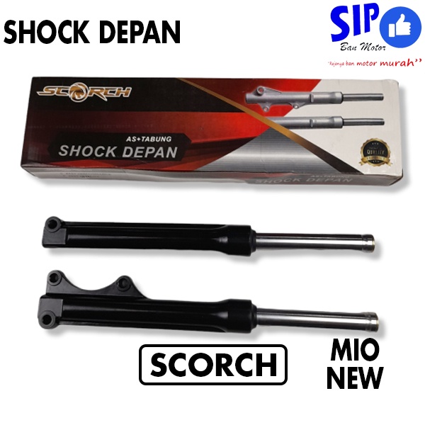 AS + TABUNG SHOCK DEPAN MIO NEW MERK SCORCH - SHOCKBREAKER DEPAN KOMPLIT