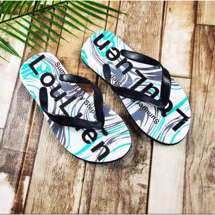 Sandal Jepit Pria Motif Louluen