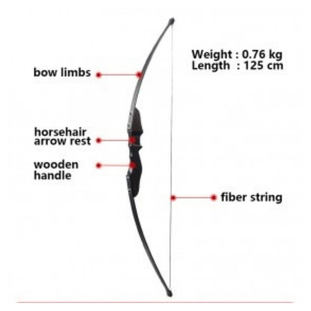 Arrow Busur Panah Archery Bow Sport 40LBS 111144 OMSEKZBK