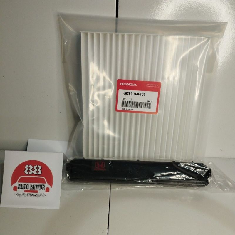 PAKET FILTER AC DAN TUTUP FILTER AC HONDA MOBILIO BRIO HRV BRV