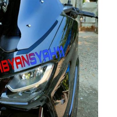 ☜ WINDSHIELD VISOR NMAX NEW 2020 SPORTY TDR TEBAL 4MILI ►