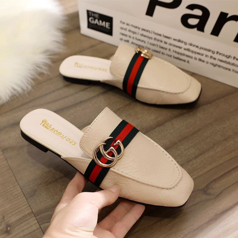 23350 Sepatu Murah Wanita Import Sepatu Kerja Kantoran Kekinian Slip On Selop