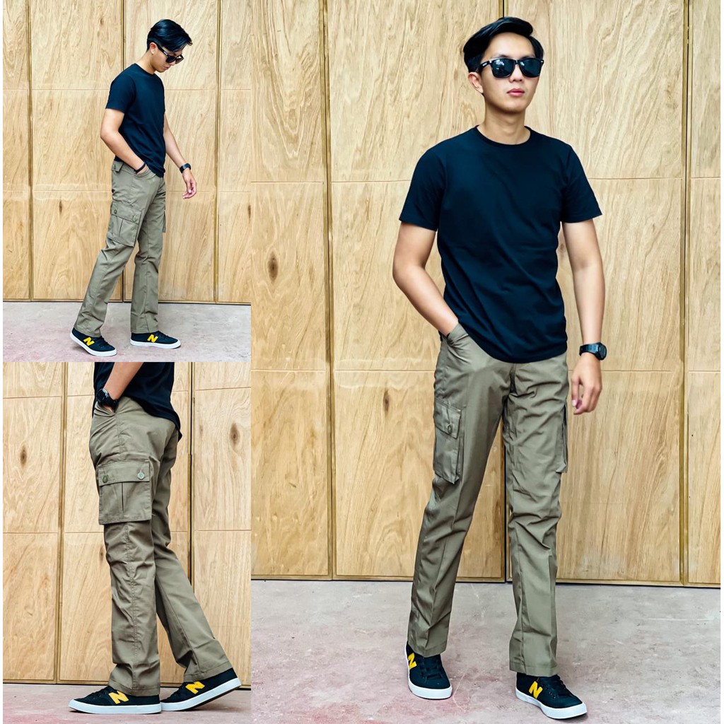 Celana cargo laki laki khn official