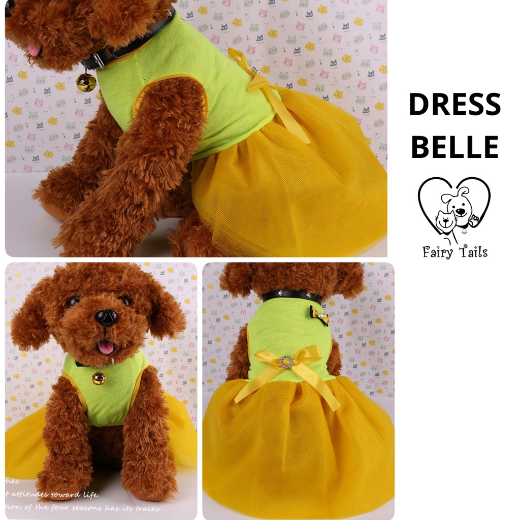 Gaun Pesta Dress Princess Anabul Anjing Kucing / Party Dress Gown for Pet Dog and Cat / Clothes Baju Pakaian Anjing Kucing