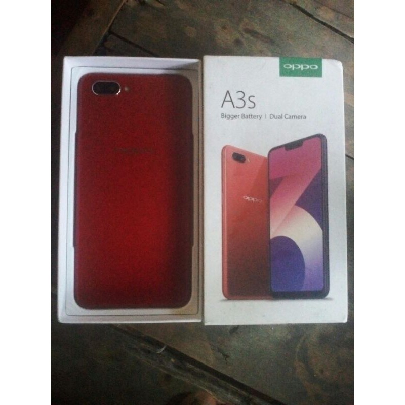 hape oppo a3s bekas minus mati/matot