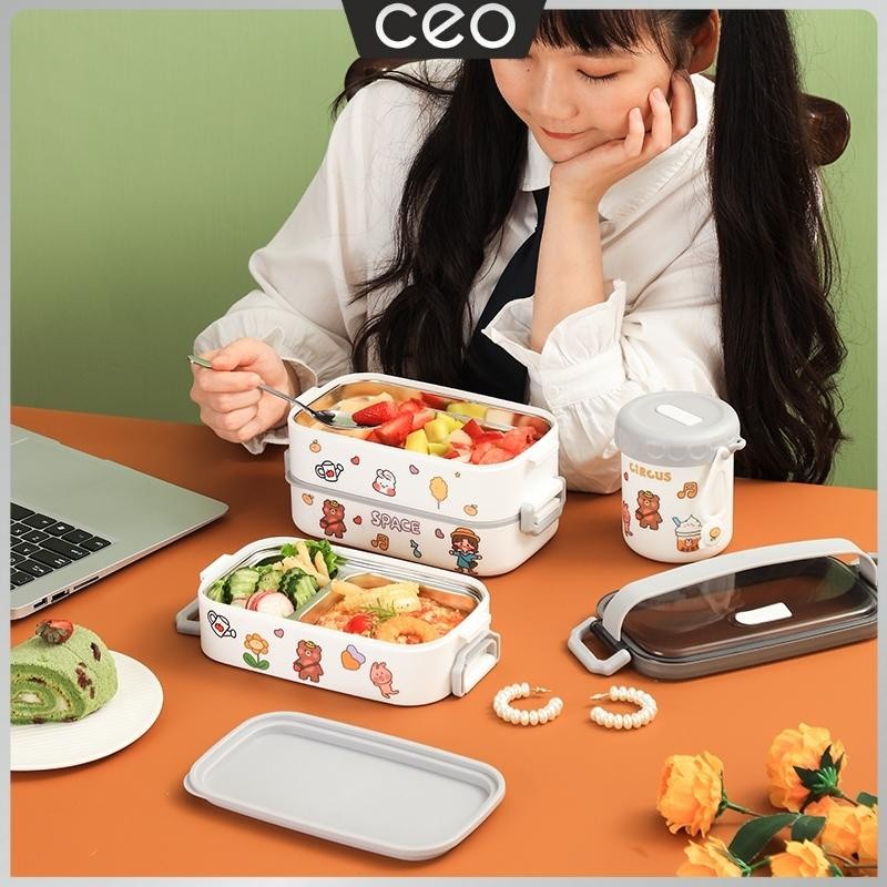 CEO Lunch Box Susun Kotak Makan Kotak Bekal Anak