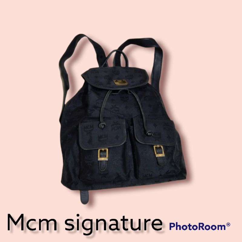 MCM SIGNATURE BAGPACK