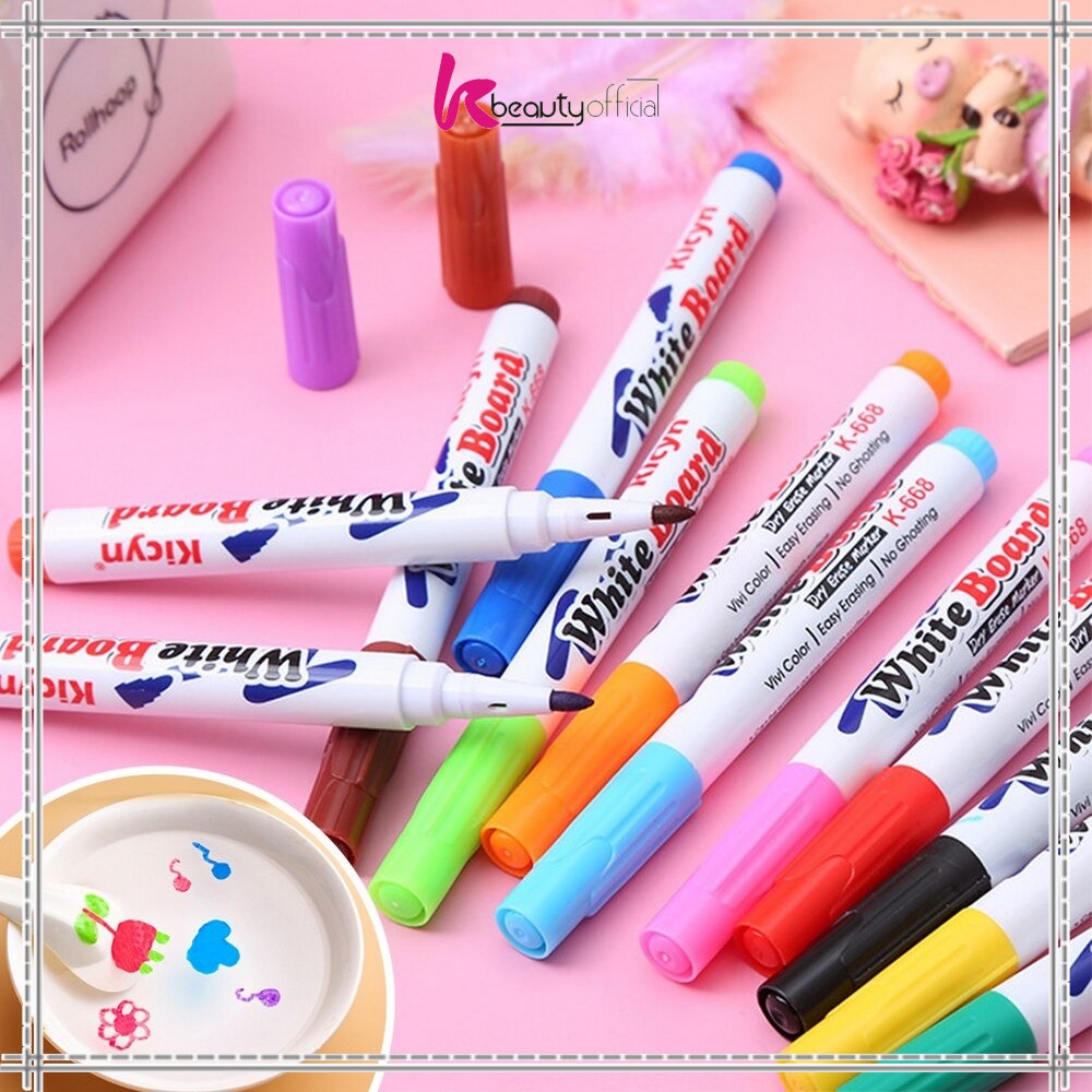 

KB-A31 Spidol Ajaib Mainan Spidol Air Tulisan Mengapung / Spidol Whiteboard Warna / Mainan Edukasi Anak Spidol Papan Tulis Spidol Ajaib