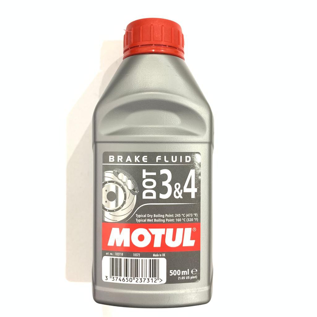 MINYAK REM MOTUL DOT 3 &amp; 4 500 ML UNTUK MOBIL DAN MOTOR ORIGINAL MOTUL