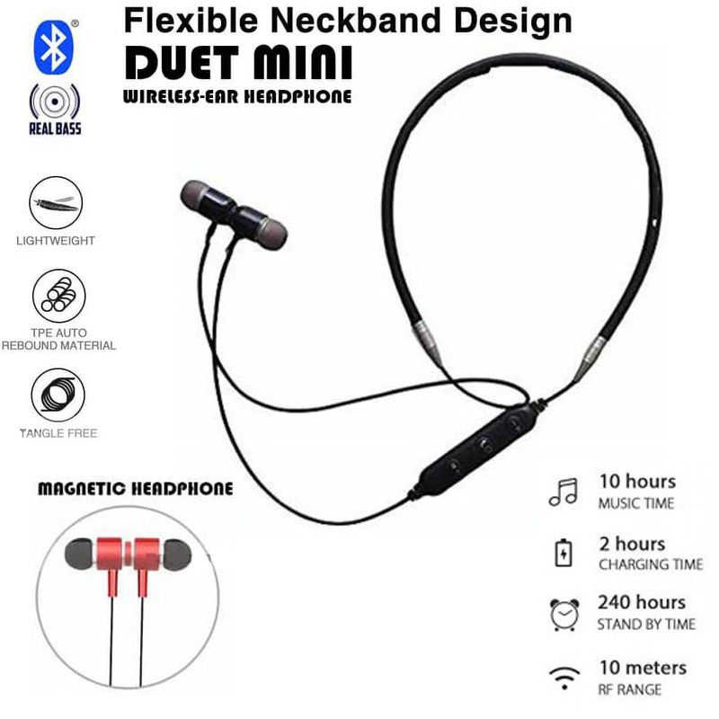 Headset Bluetooth JBL Duet Mini Sport Magnetic Wireless Neckband