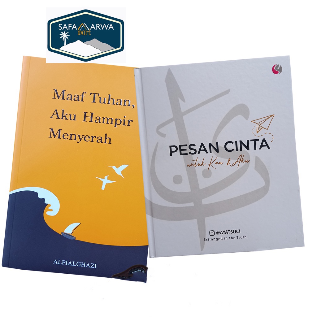 BUKU MOTIVASI ISLAMI MAAF TUHAN AKU HAMPIR MENYERAH (ORIGINAL)-MAAF TUHAN + P.CINTA