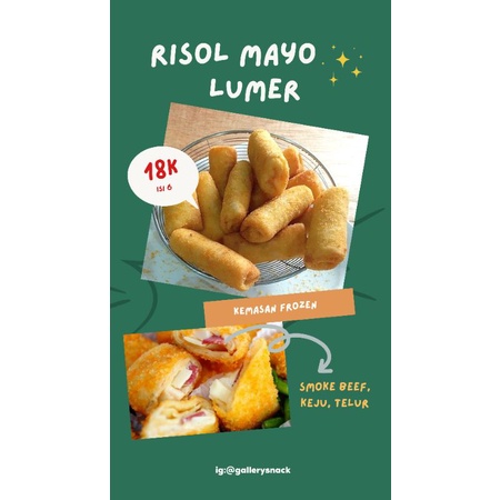 

(gallerysnack)-RISOL MAYO SMOKE BEEF LUMERR