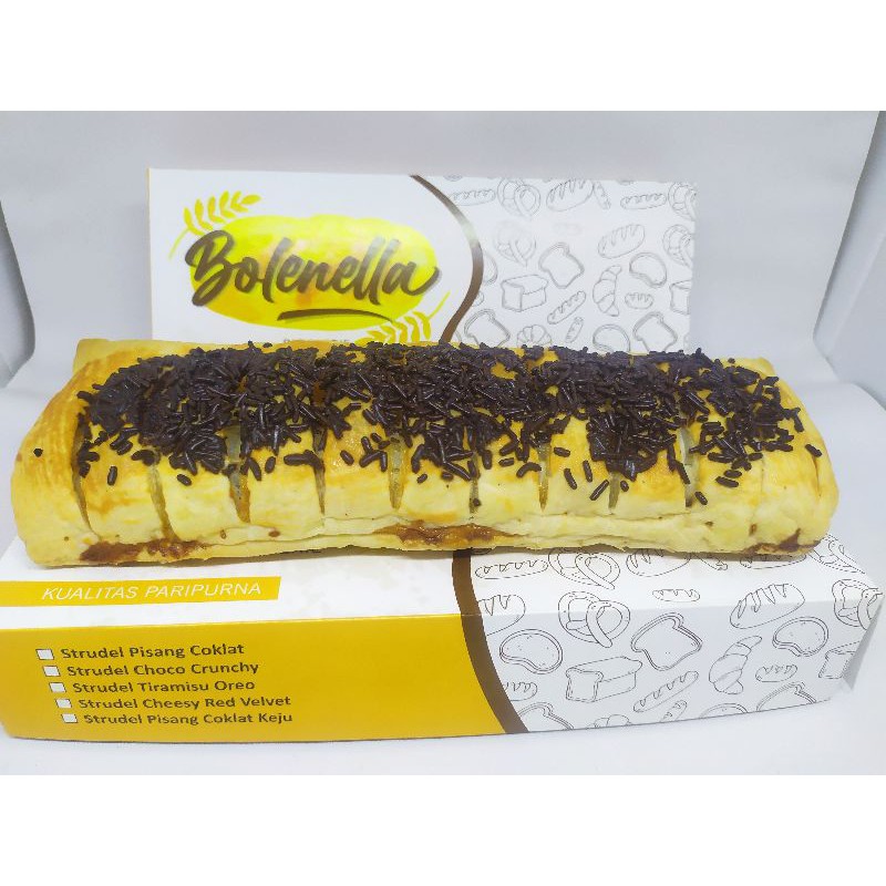 

Strudel Choco Crunchy - pastry dengan coklat lumer dan meleleh