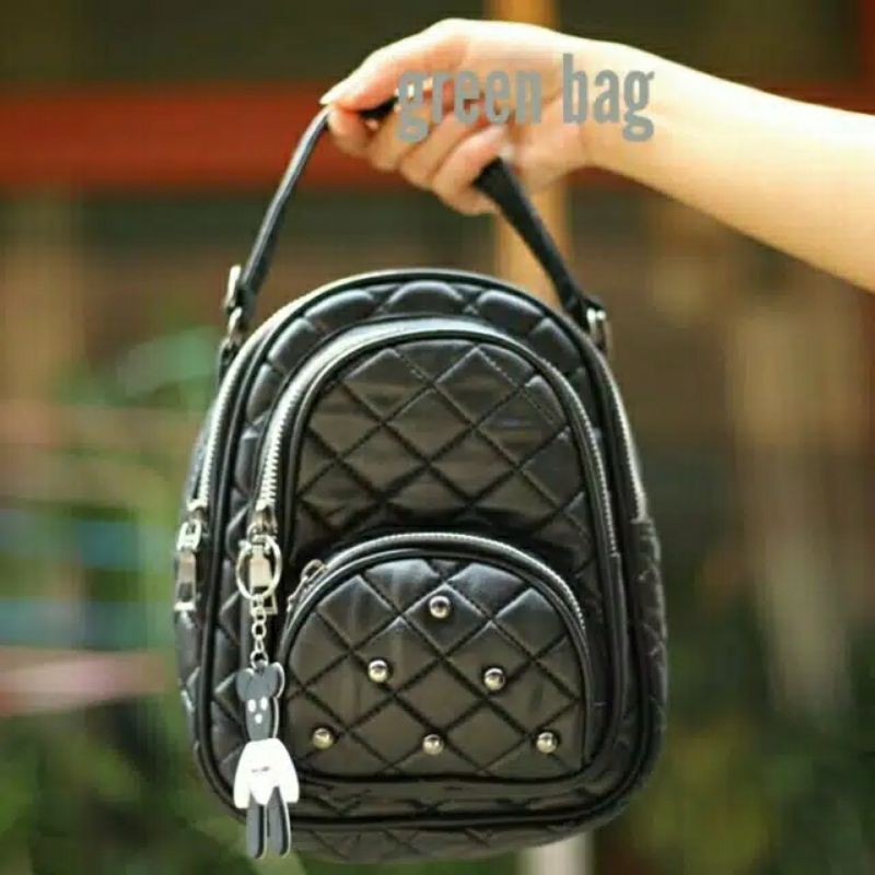 New FABULOUS Tas Mini Mungil EGG-STUD Jait-jait Full /tas mini multifungsi bisa teng2 selempang