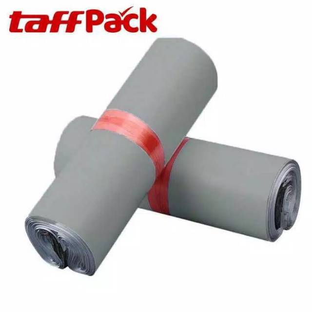 Taffpack kantong amplop plastik packing polymailer polybag doff 60 micron 17 x 30cm 100pc