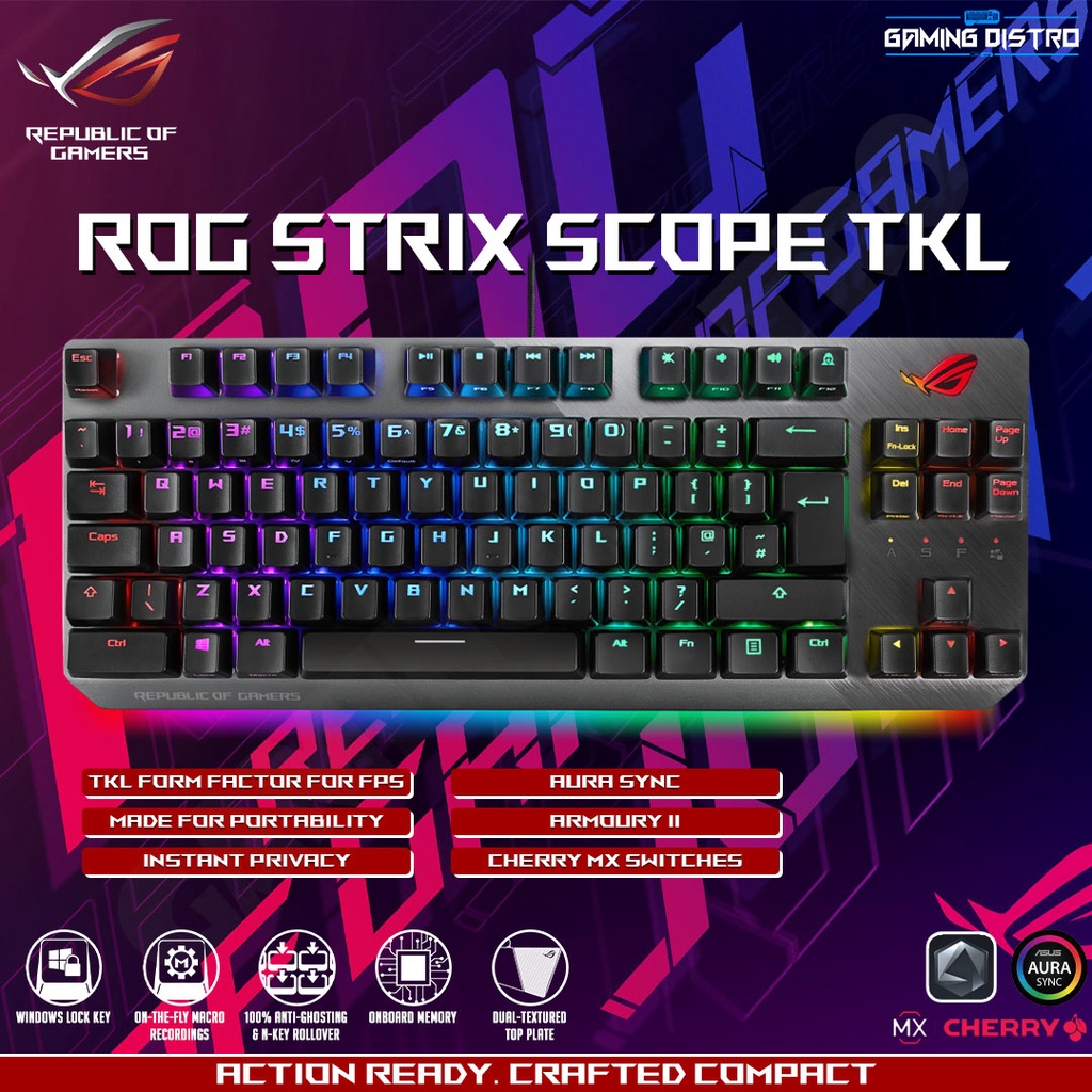 ROG - ASUS ROG Strix Scope TKL Mechanical Keyboard