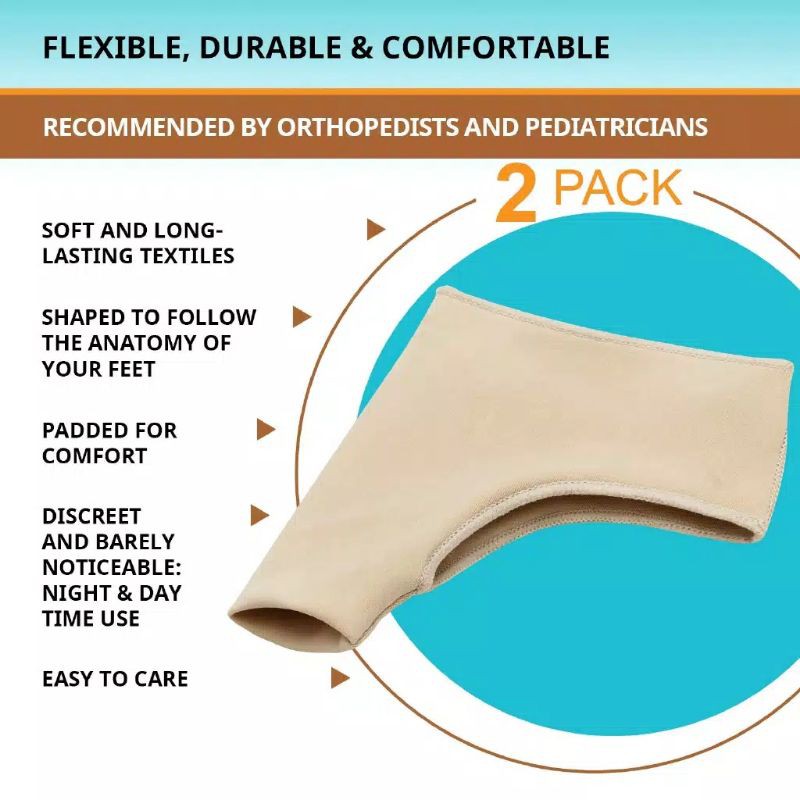 Pelindung Jari Kaki Lembut/ Separator Thumb Insole Impor