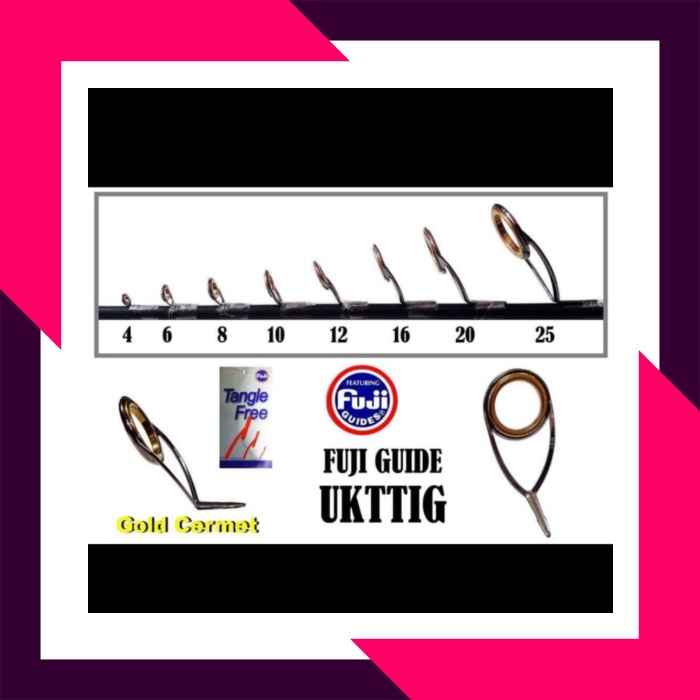 CINCIN RING GUIDE FUJI UKTTIG Color GOLD CERMET #6mm