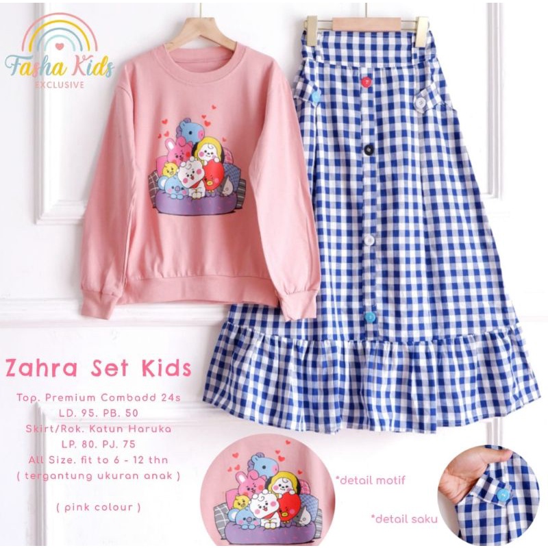 ZAHRA SET KIDS By FASHA KIDS