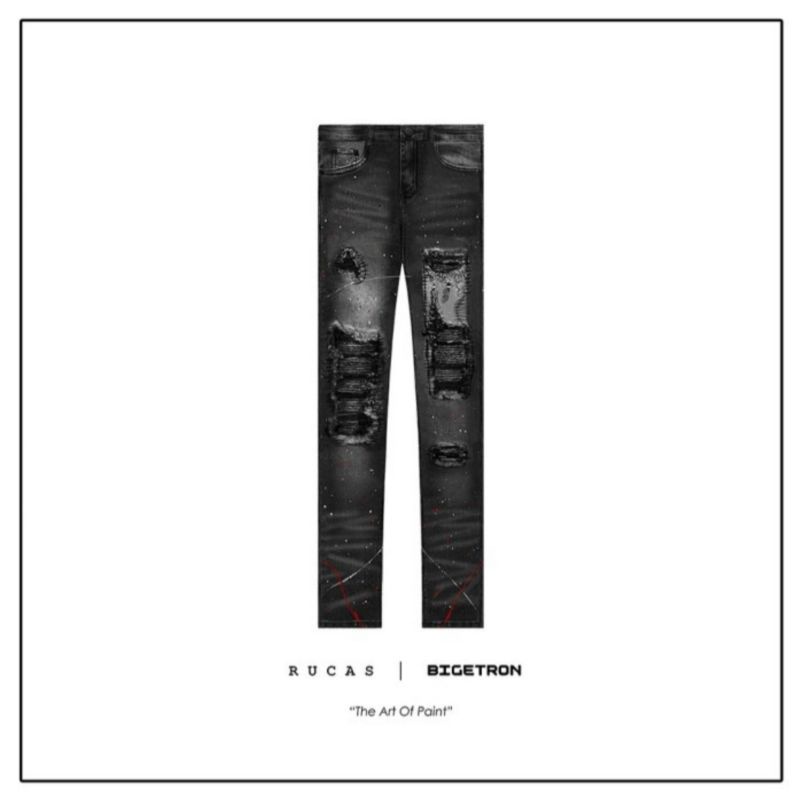 celana jeans rucas x Bigetron art of paint