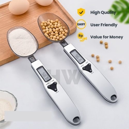 Timbangan Sendok Takar Electrical Digital Scale Magnet Stainless Spoon 300Gr