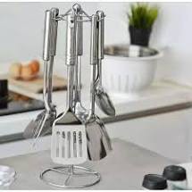 Kitchen Tool - Set 7 Pcs Stainless Alat Dapur Masak Spatula Set