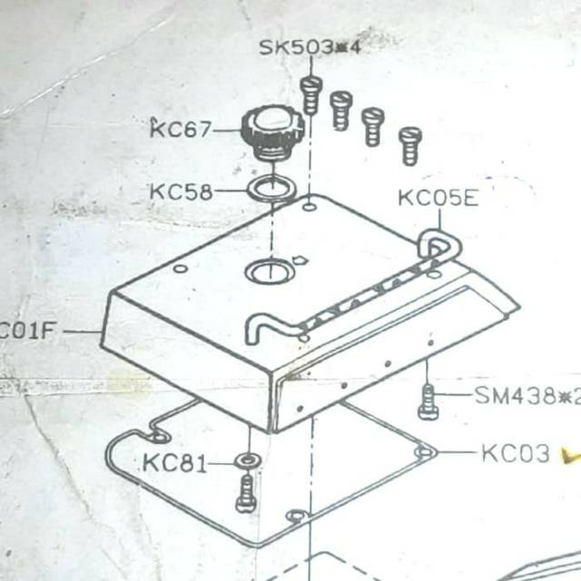 SK503 Original Siruba Mesin Jahit Obras 700F