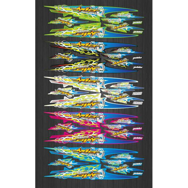 STRIPING VARIASI THAILAND MIO LAMA 2010 MIO SMILE MIO SPORTY GRAFIS 01 THAILOOK