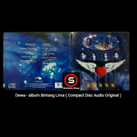 Dewa - album Bintang Lima ( Compact Disc Audio Original )