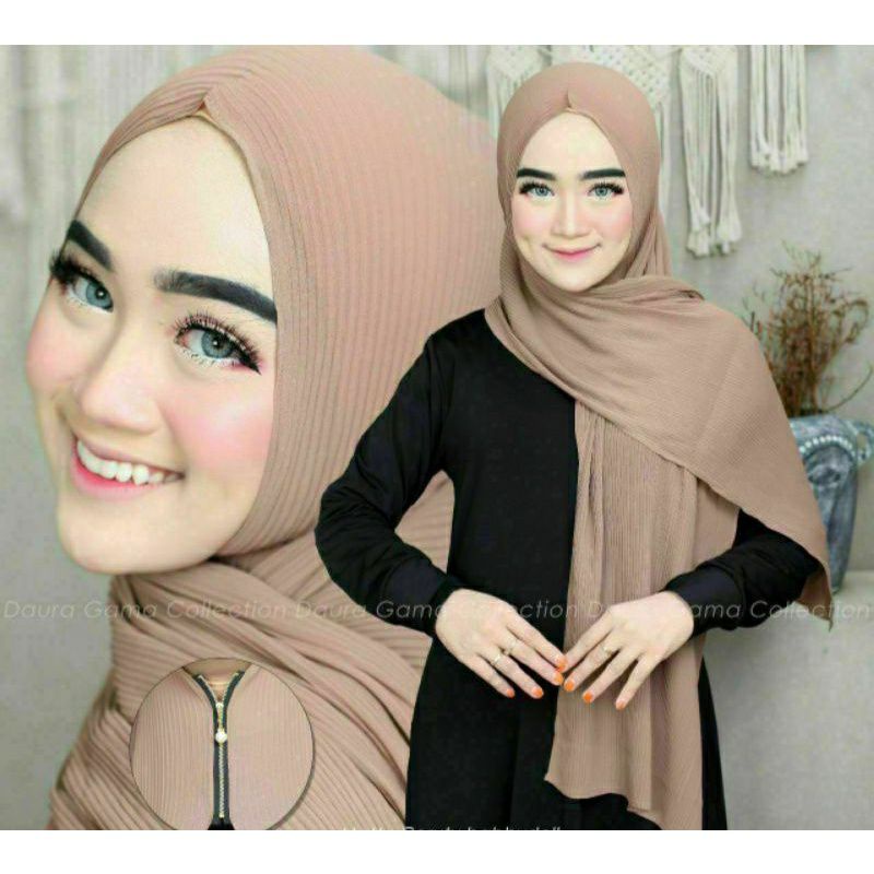 PASMINA ZIPER RESLETING DIAMOND ITALLIANO //  PASHMINA PLISKET ZIPER-2