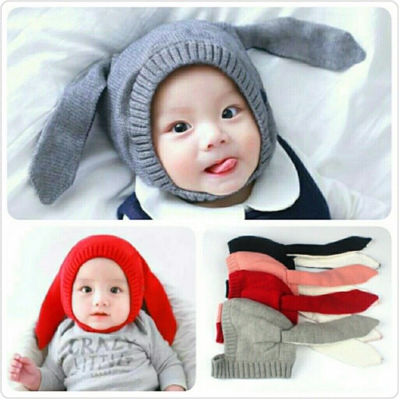 Topi kupluk model telinga KELINCI/ BUNNY