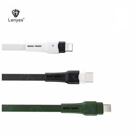 KABEL DATA LENYES 2.1A QUICK CHARGING LC-906 MICRO / TYPE C / LIGHTNING ORIGINAL FAST CHARGING