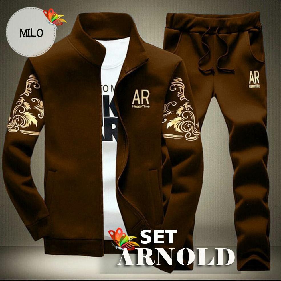 oM9Code SET HOODIE ARNOLD dM / PAKAIAN PRIA / SETELAN PRIA / TRAINING SET PRIA H8E6 terbaru.
