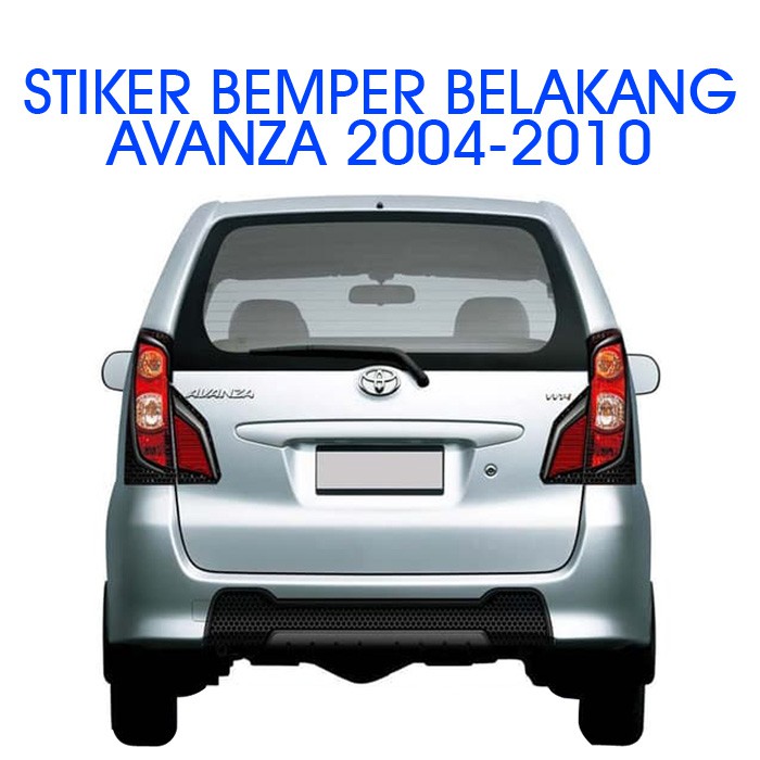 Gambar Bemper Mobil Avanza  Belajar Menggambar