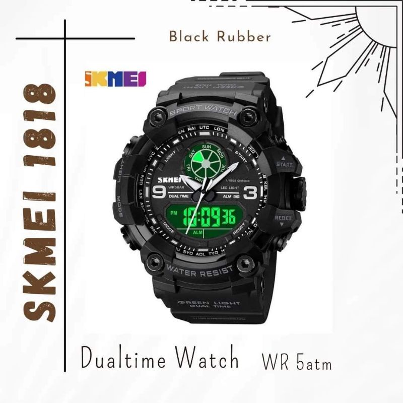 Jam tangan Skmei 1818 original murah
