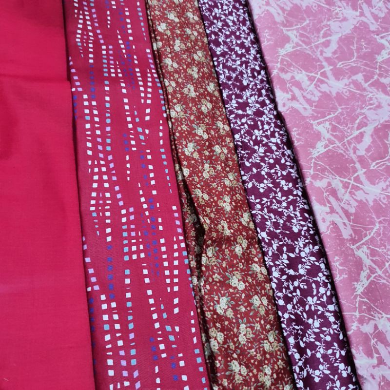 KAIN PERCA KATUN JEPANG TOKAI SENKO (VARIAN MERAH)