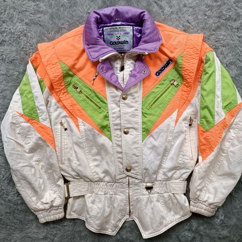 goldwin jacket crop ski