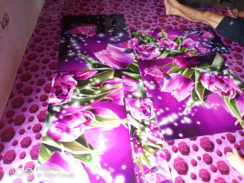 Stiker Pintu Kamar Mandi Kupu-kupu