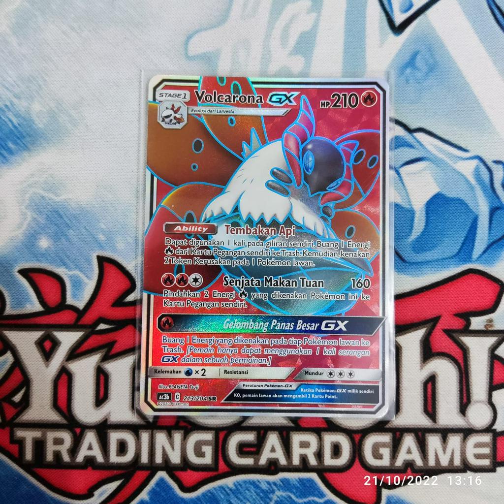 pokemon volcarona gx 213/204 SR original