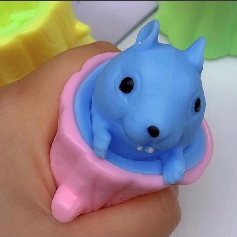 Mainan Tupai Karet Silikon - Mainan Healing Pop It Pereda Stress-1