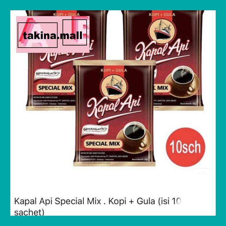 

Koptakk0 Kopi Kapal Api Spesial Mix 25 Gram (1 Renceng Isi 10 Sachet) Tak05Sc